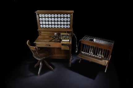 Replica of a Hollerith machine