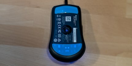 Dank den Teflon-Füssen gleitet die Burst Pro wie von alleine.