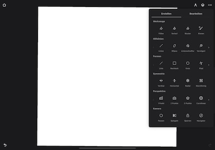 The many settings are divided into two sections.