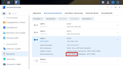 My new 2.5 gigabit LAN port.