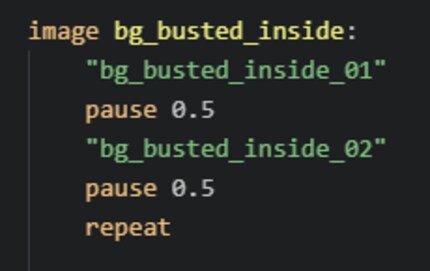 Der Code für mein animiertes Hintergrundbild.