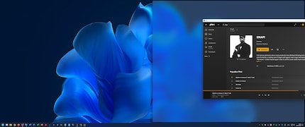 As soon as you move the window to the edge, Windows shows you a preview of its future position.
