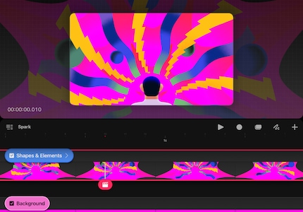 Zoomst du in die Timeline rein, bearbeitest du einzelne Frames oder gewünschte Sequenzen.