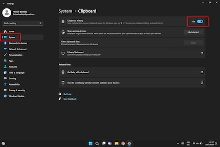 You need to go to your system settings to deactivate clipboard history.