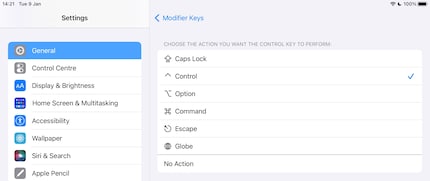 You can remap the special keys in the settings.