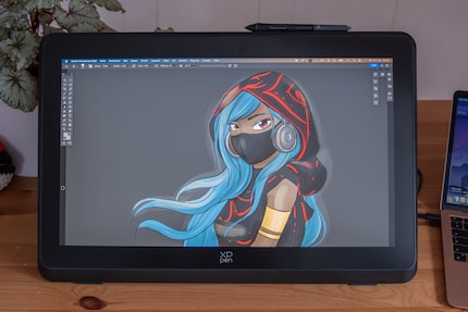 The XP-Pen Artist 22 Plus offers a lot of drawing space at a reasonable price.