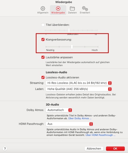 Apple doesn’t say what the sound improvement does in detail.