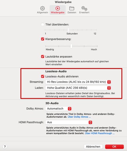 Lossless audio’s particularly worthwhile if you’re plugged in.