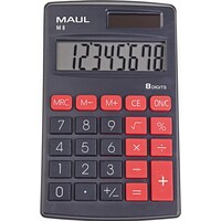 Maul Calculator M8 Black (Batteries, Solar cells)
